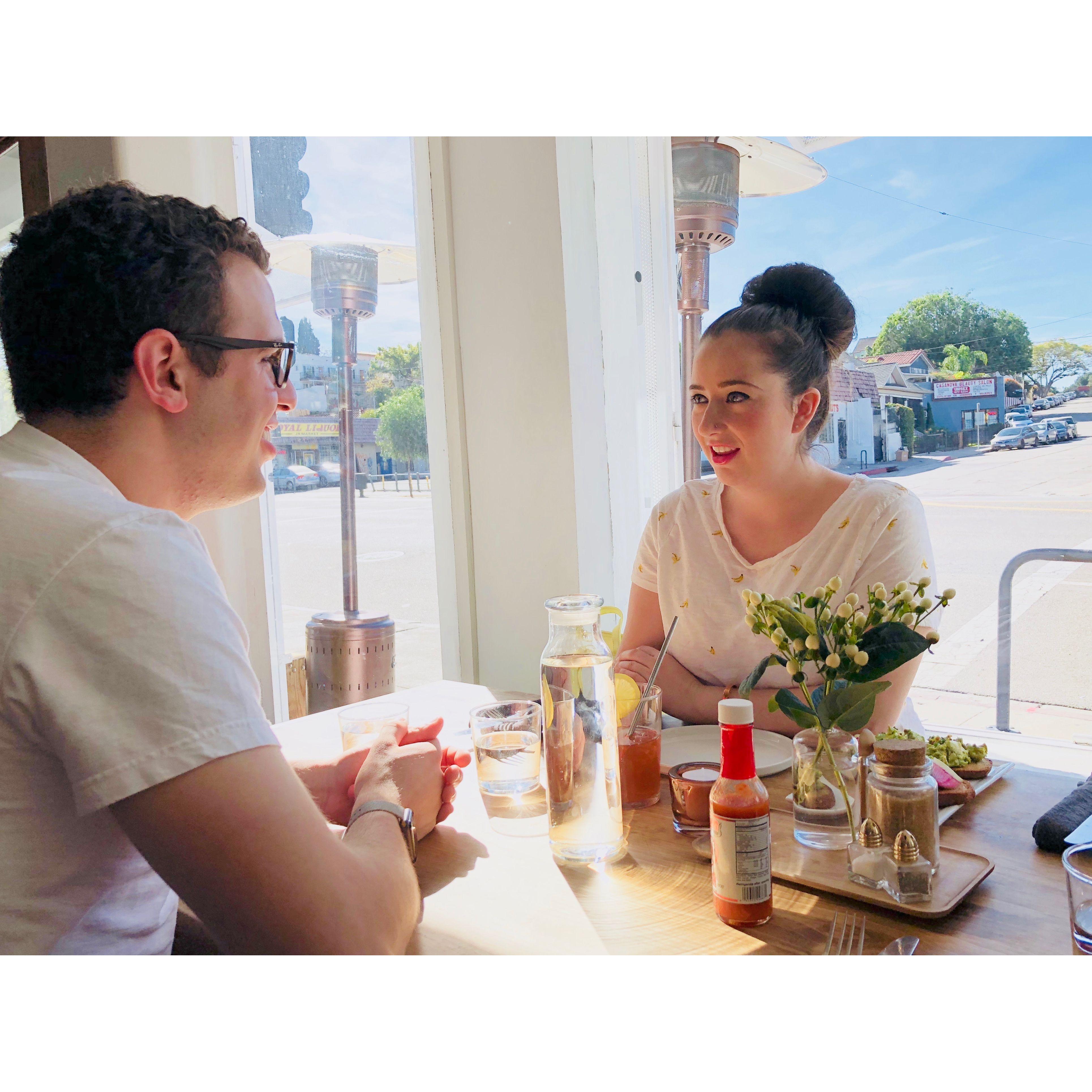 March 2017: Brunch on Sundays.