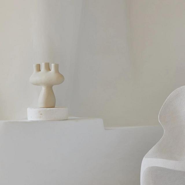 Marine Vessel - white vase