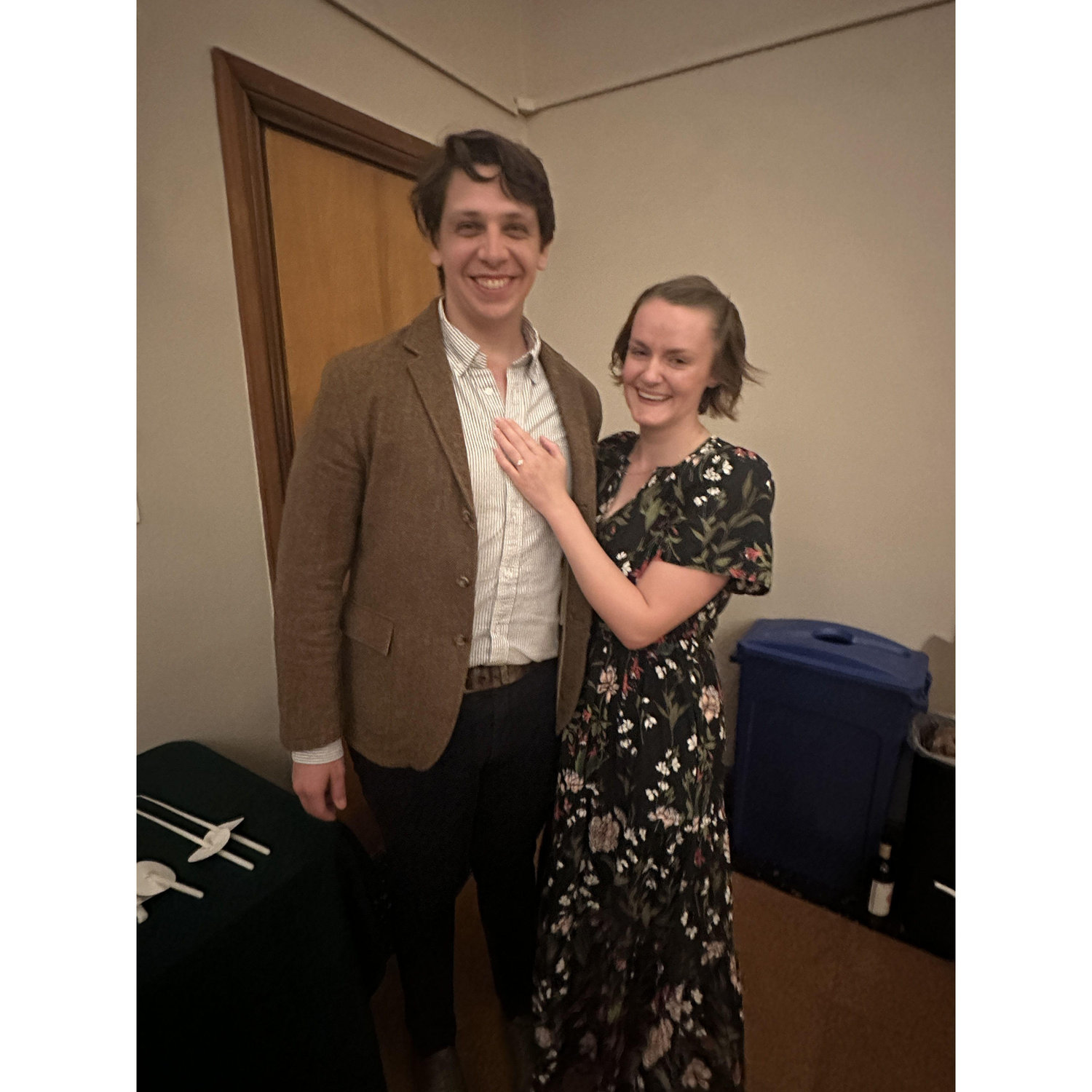 Post-proposal at the Easter Vigil