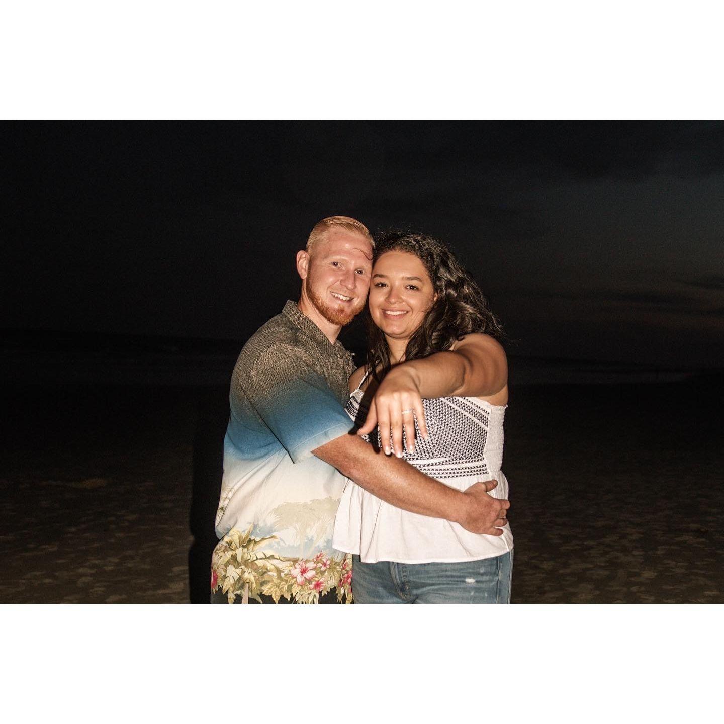 The night we got engaged