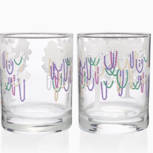 Mignon Faget: Bead Tree Old Fashioned Glasses