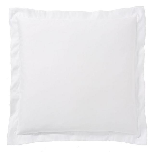 1000-Thread-Count Sateen Sham, Euro, White