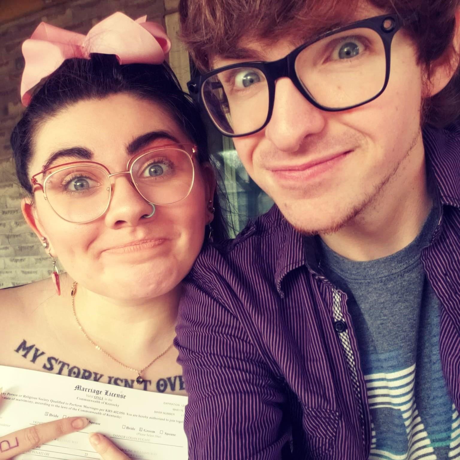 Marriage license!
