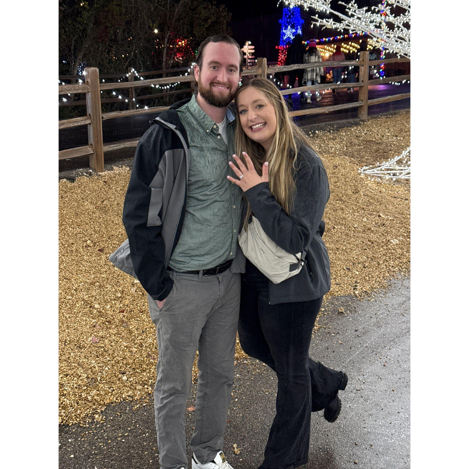 The night we got engaged!