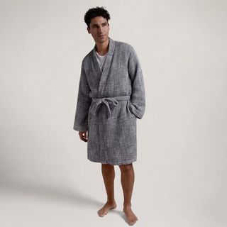 Long-Staple Turkish Cotton Waffle Robe