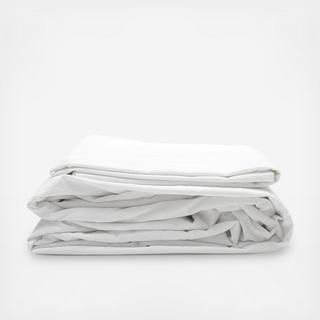 Cotton Percale 3-Piece Sheet Set