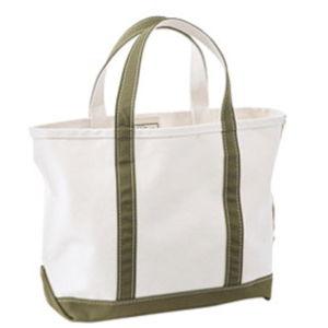 L.L.Bean - Antique Olive Boat & Tote Extra Large with Long Handles