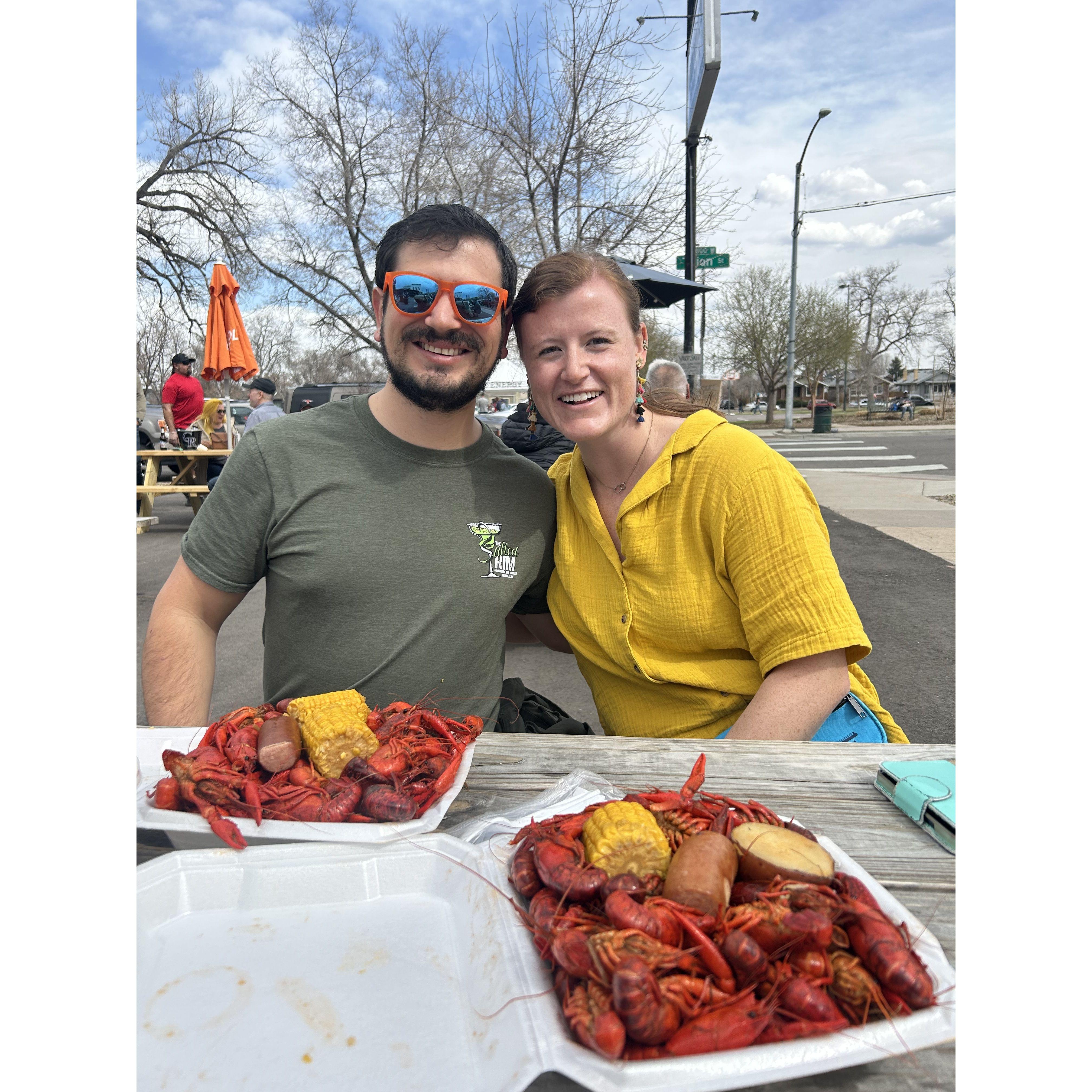 Crawfish in a land locked state