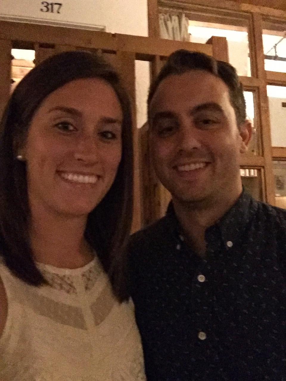 Our first date out a Millworks in Harrisburg, PA - September 29, 2017