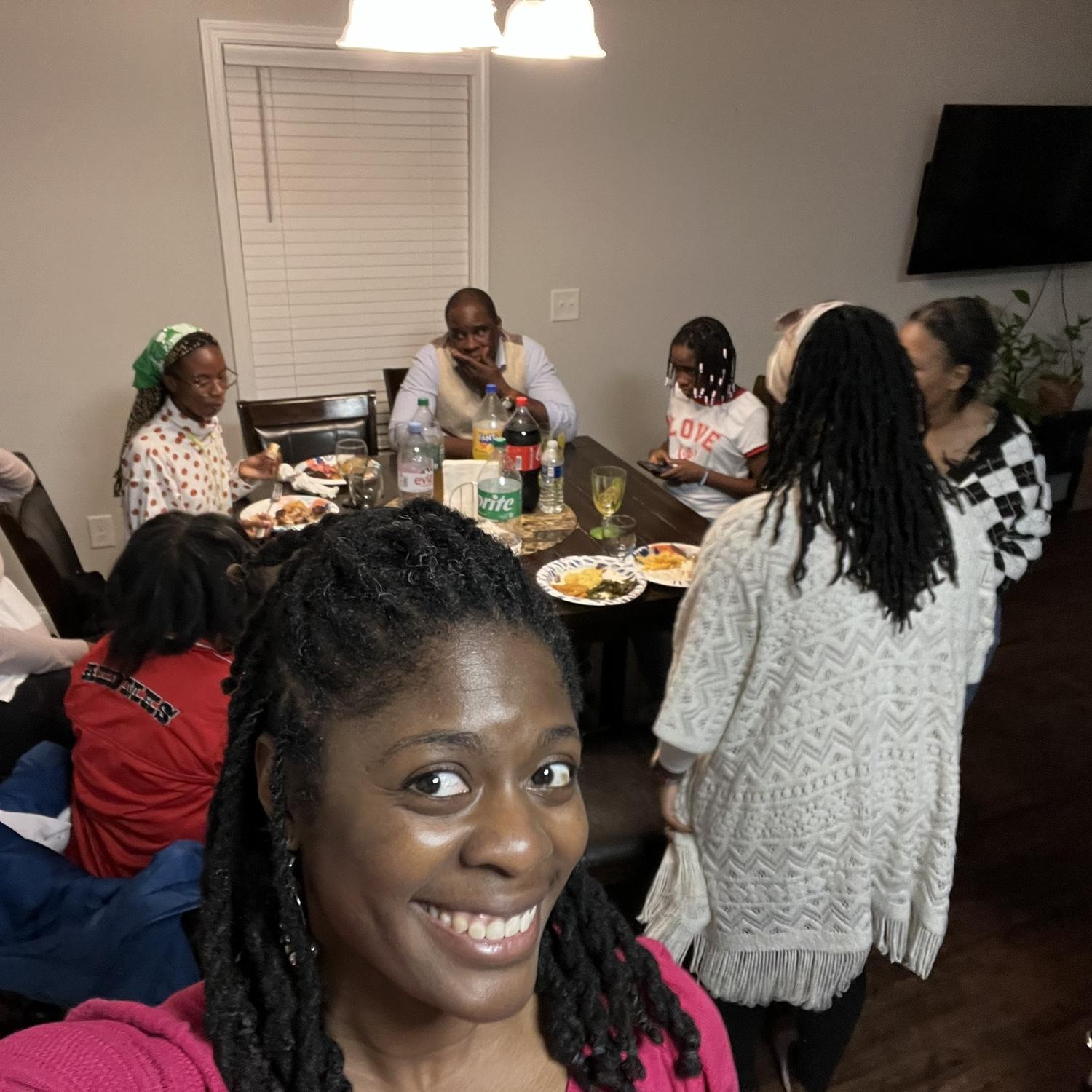 Thanksgiving were all together - Attis, Gittens and family.