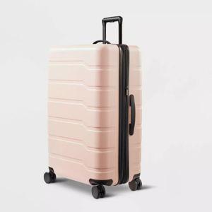 Hardside Large Checked Spinner Suitcase - Open Story™