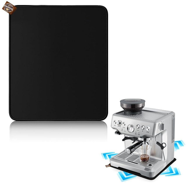 Sliding Mat for Breville Espresso Machine 870XL, Dual-Sided Design, Anti-Slip Glide Mat with Hanging Strap, Easy to Clean, Sturdy Pad for Breville Espresso Machine Accessories, Protects Countertop