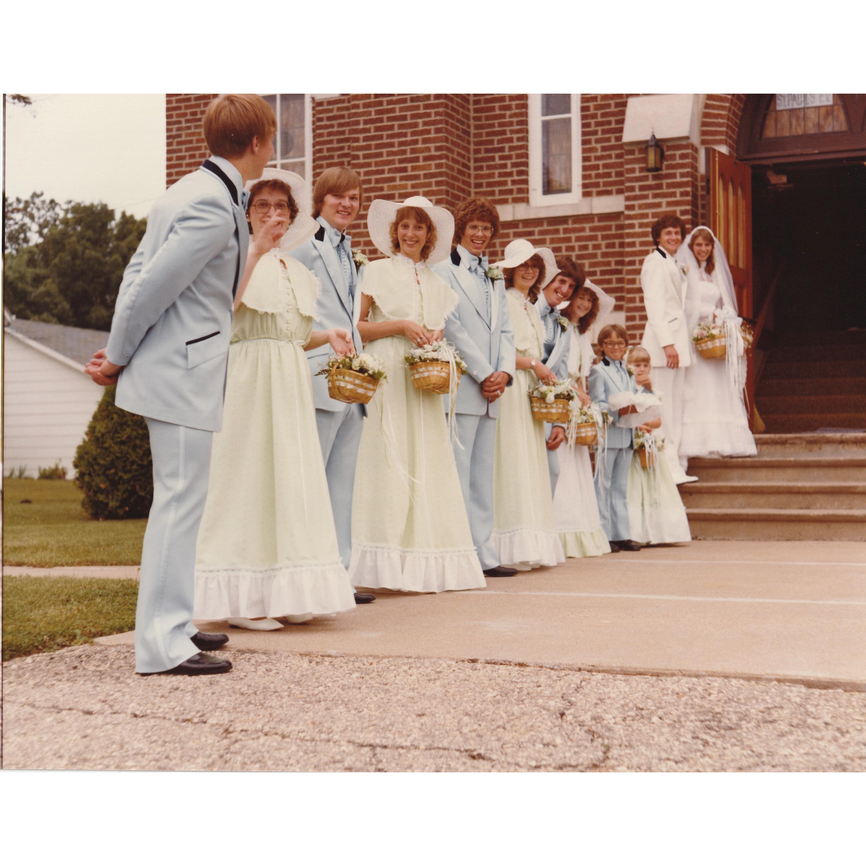 Right after Grace & Randy's wedding ceremony