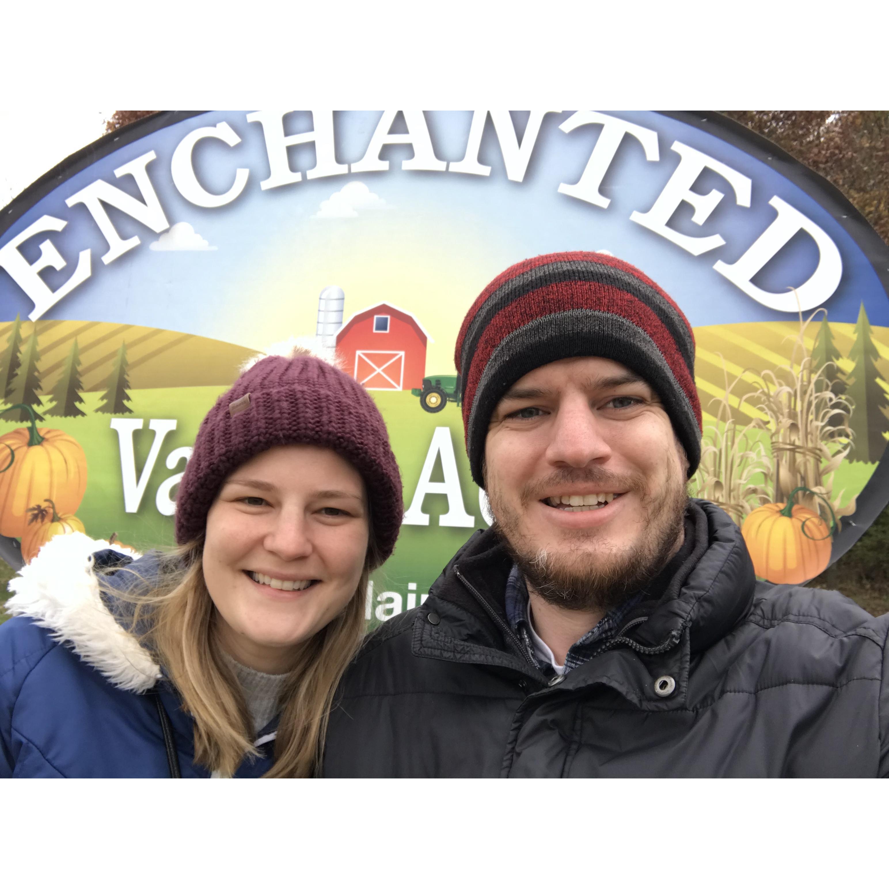 A little quarantine date to the pumpkin patch