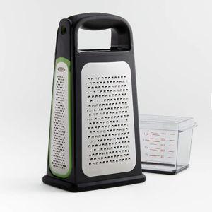 OXO Box Grater with Removable Zester | Crate & Barrel