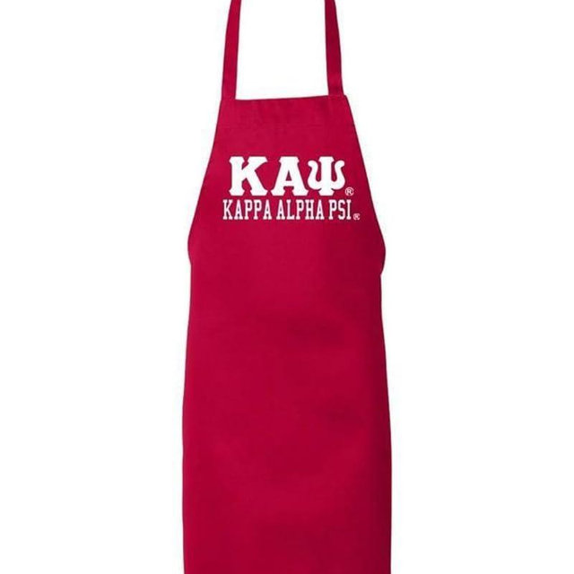 Greekgear Kappa Alpha Psi Large Apron Red