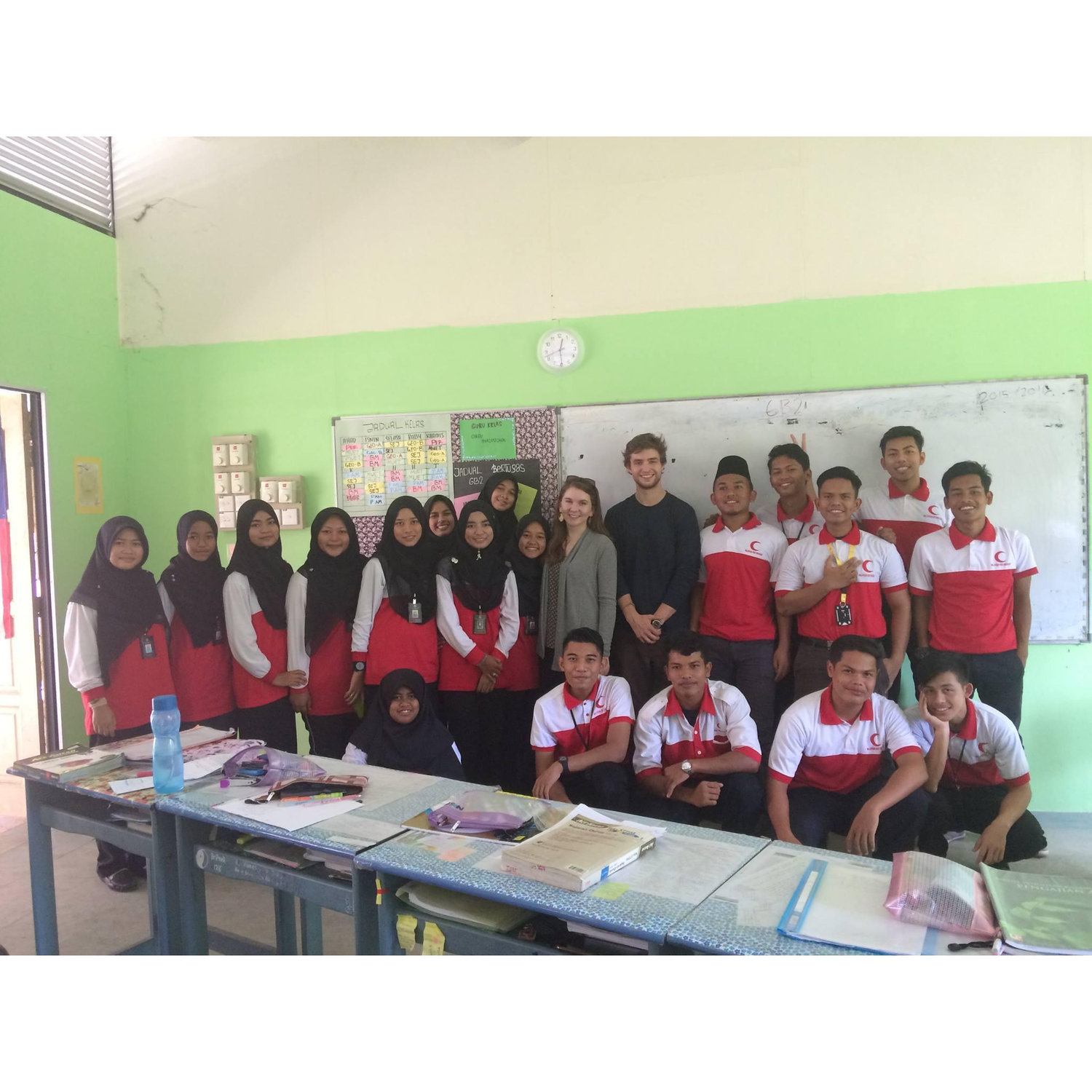 Visiting Sophie's former students in Terengganu, Malaysia.
