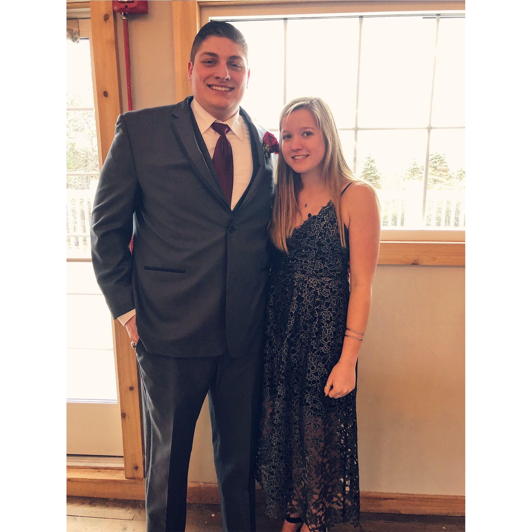 First wedding attended together (thanks Liz and Andrew!)