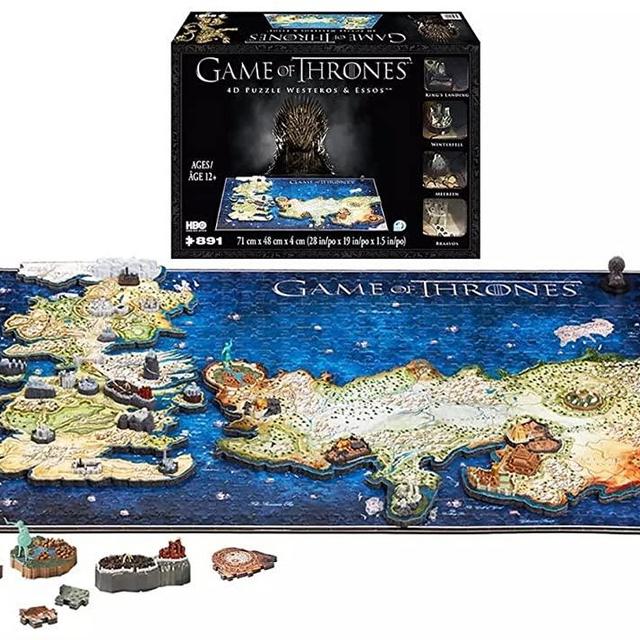 Game of Thrones 4D Puzzle of Westeros & Essos