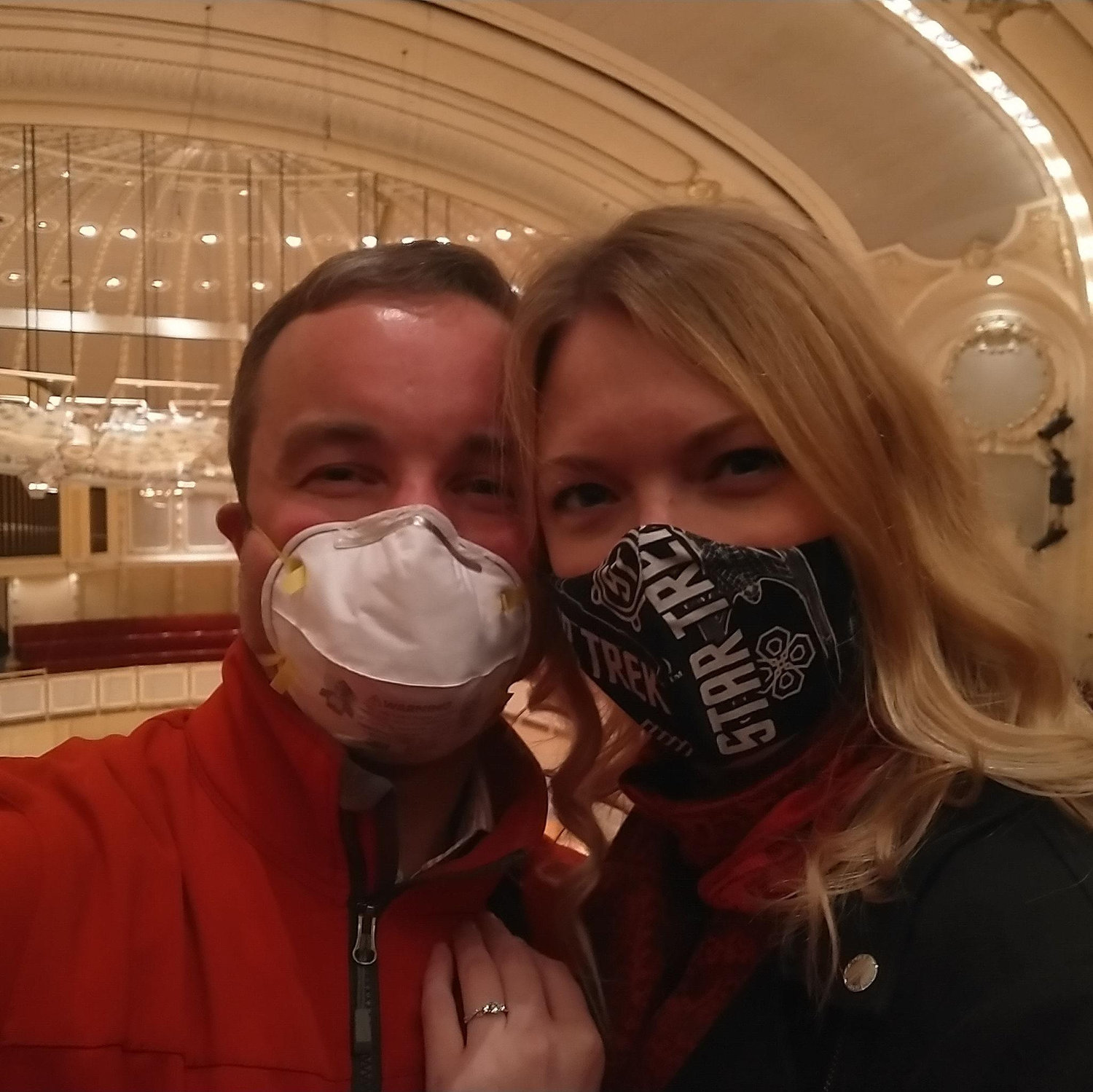 Dan proposed on October 30, 2021 during the CSO's performance of Schubert's "Unfinished Symphony."