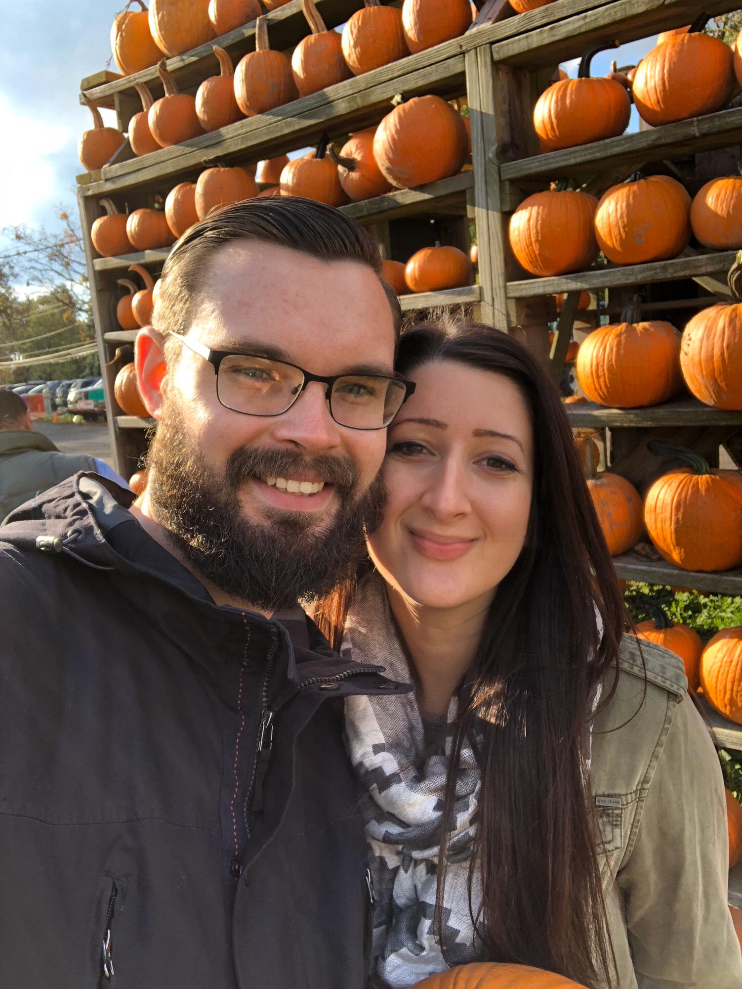 Getting pumpkins.