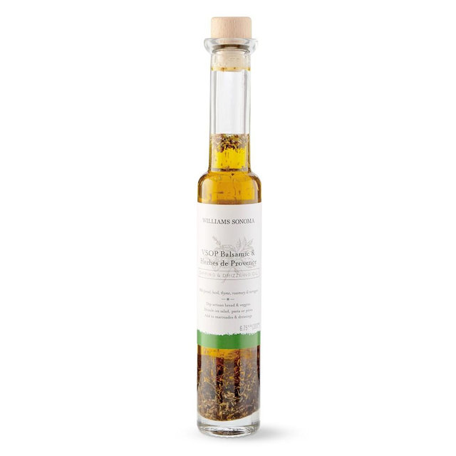 Williams Sonoma Dip & Drizzle Oil, VSOP Balsamic & Herbes de Provence, Set of 2