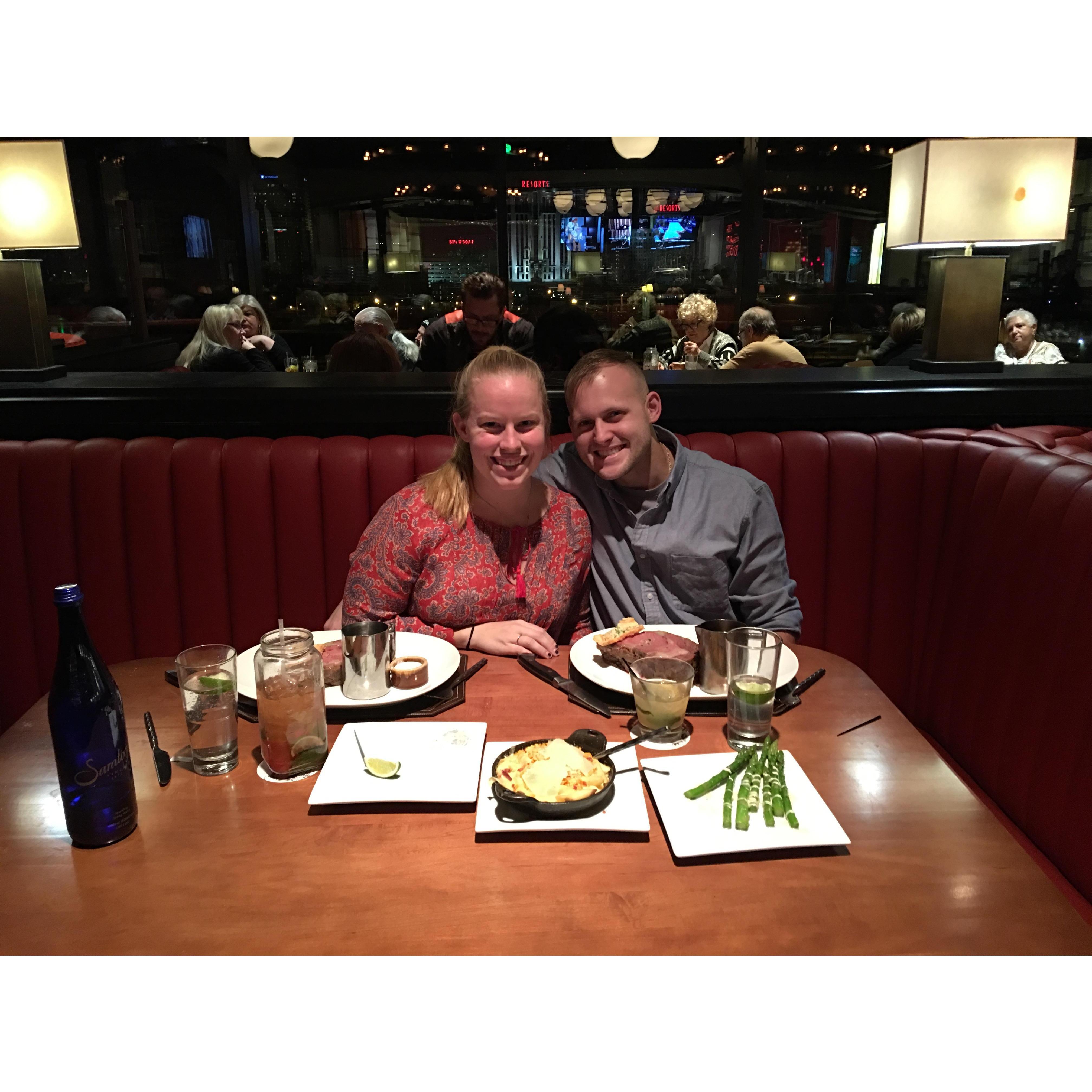 Our favorite steak house in Atlantic City, Guy Fieri Chophouse.