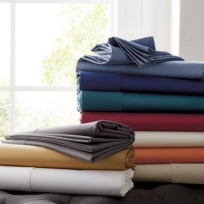 King Wrinkle-Free Cotton Sateen Sheets & Bedding