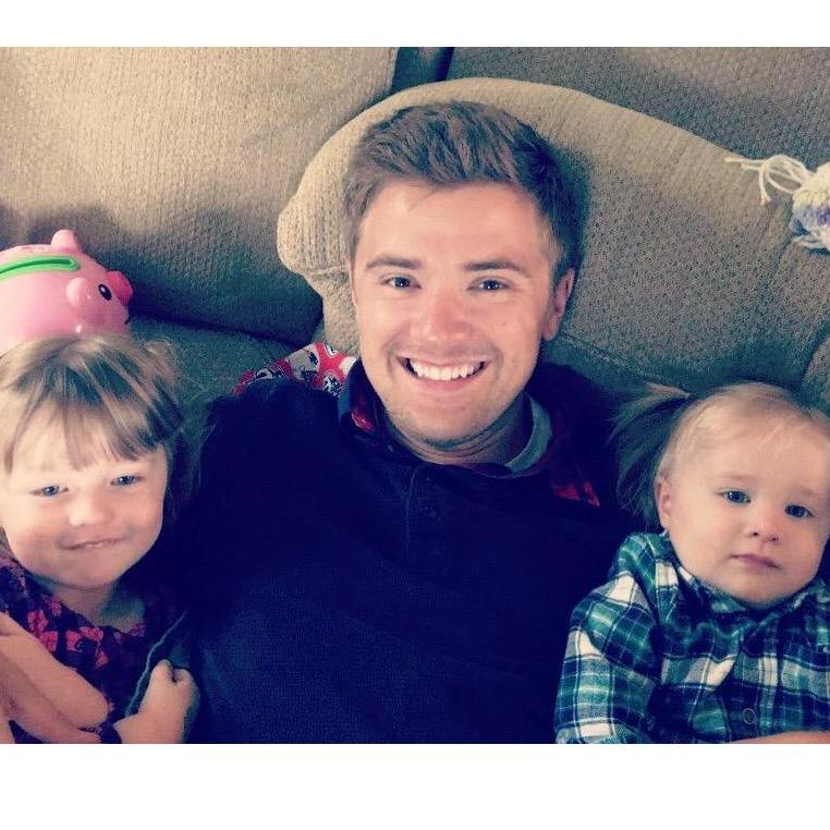 Andrew is always helping Hannah babysit her nieces.