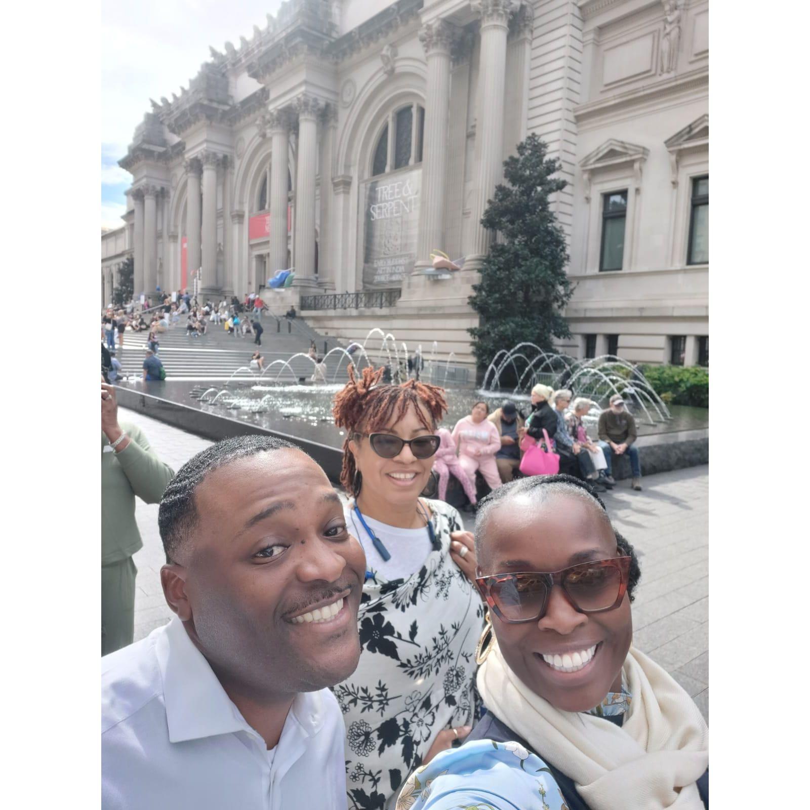 First day of tours in New York, the MET museum.