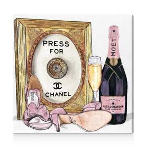Champagne Cocktail Canvas Art, 24" x 24"