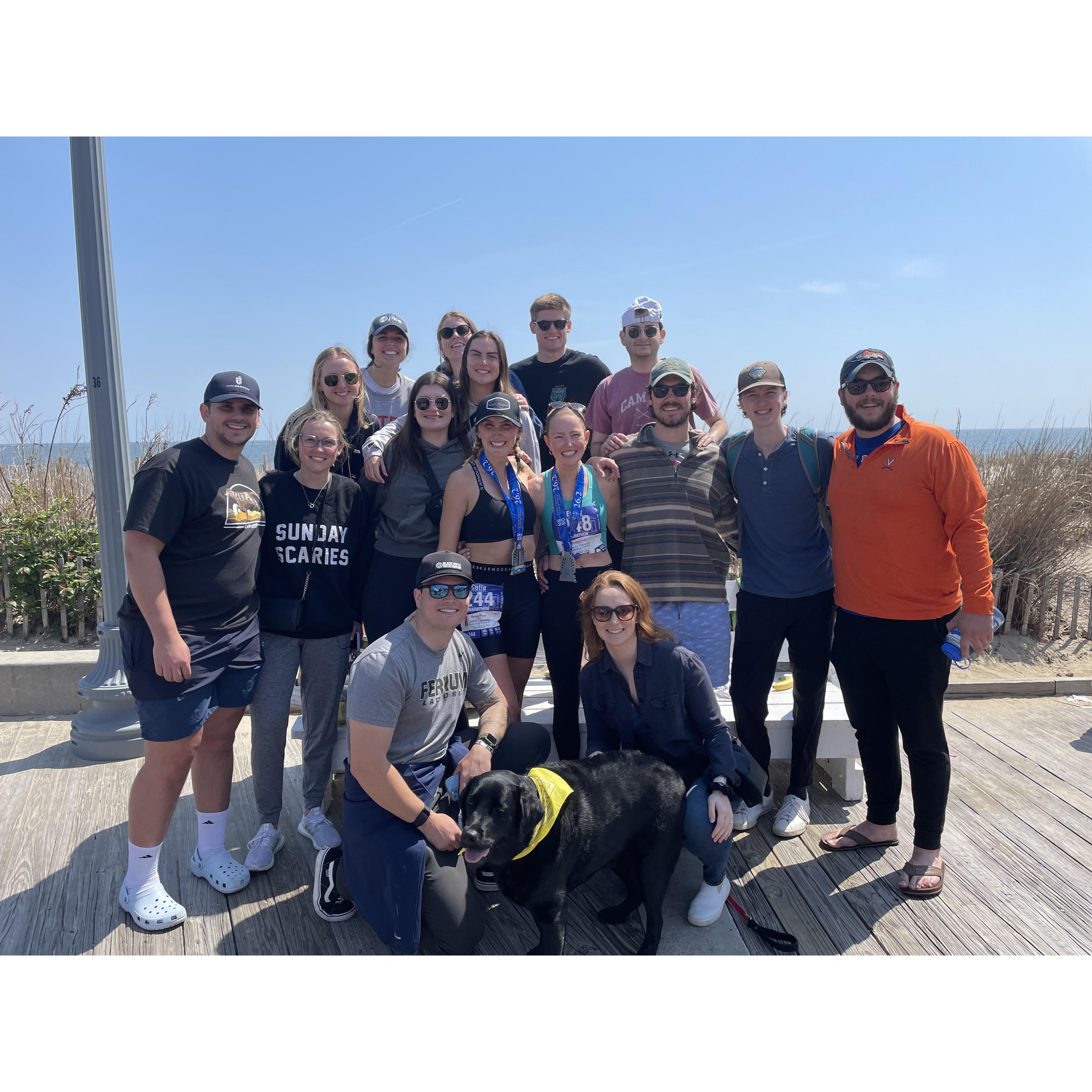 Rehoboth Beach, DE | Emily and Catie ran a marathon!