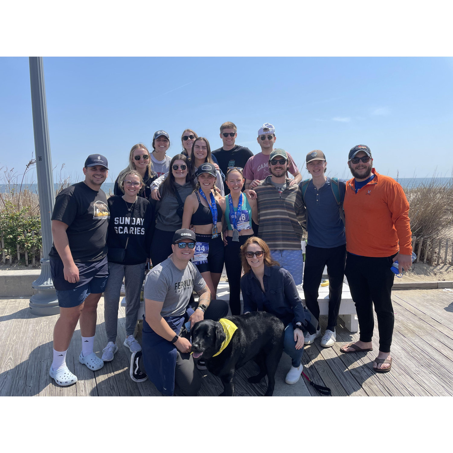 Rehoboth Beach, DE | Emily and Catie ran a marathon!