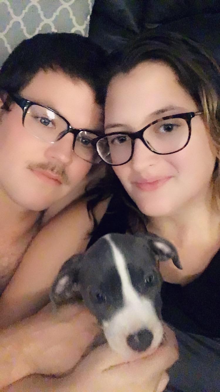 1st Family picture of us with baby Gwen