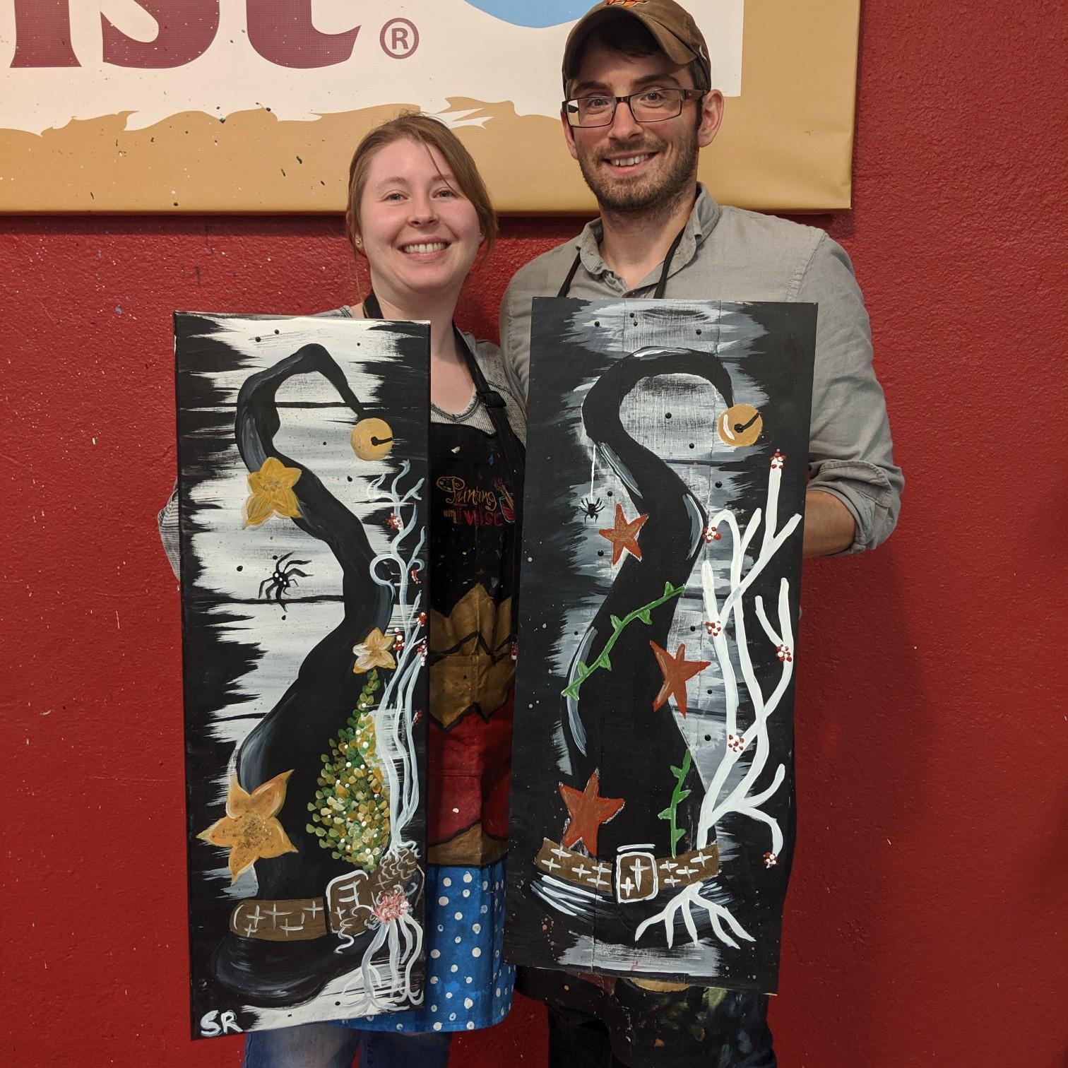 Wine and Painting Date Night 2019