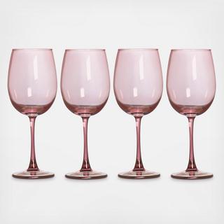 Rouge Lustre Wine Glass, Set of 4