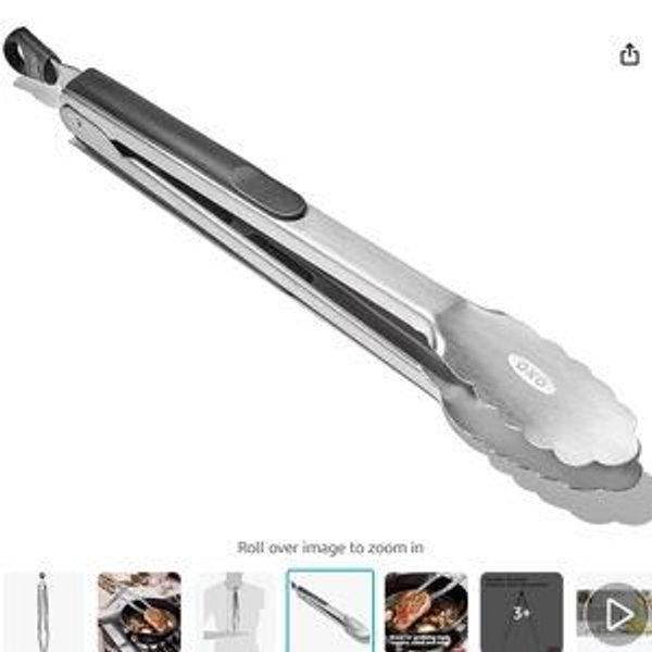 OXO Good Grips 12-Inch Stainless-Steel Locking Tongs