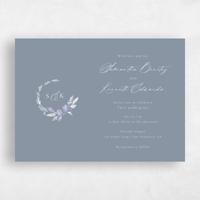 Blue Wedding Invitation - Arlington Landscape