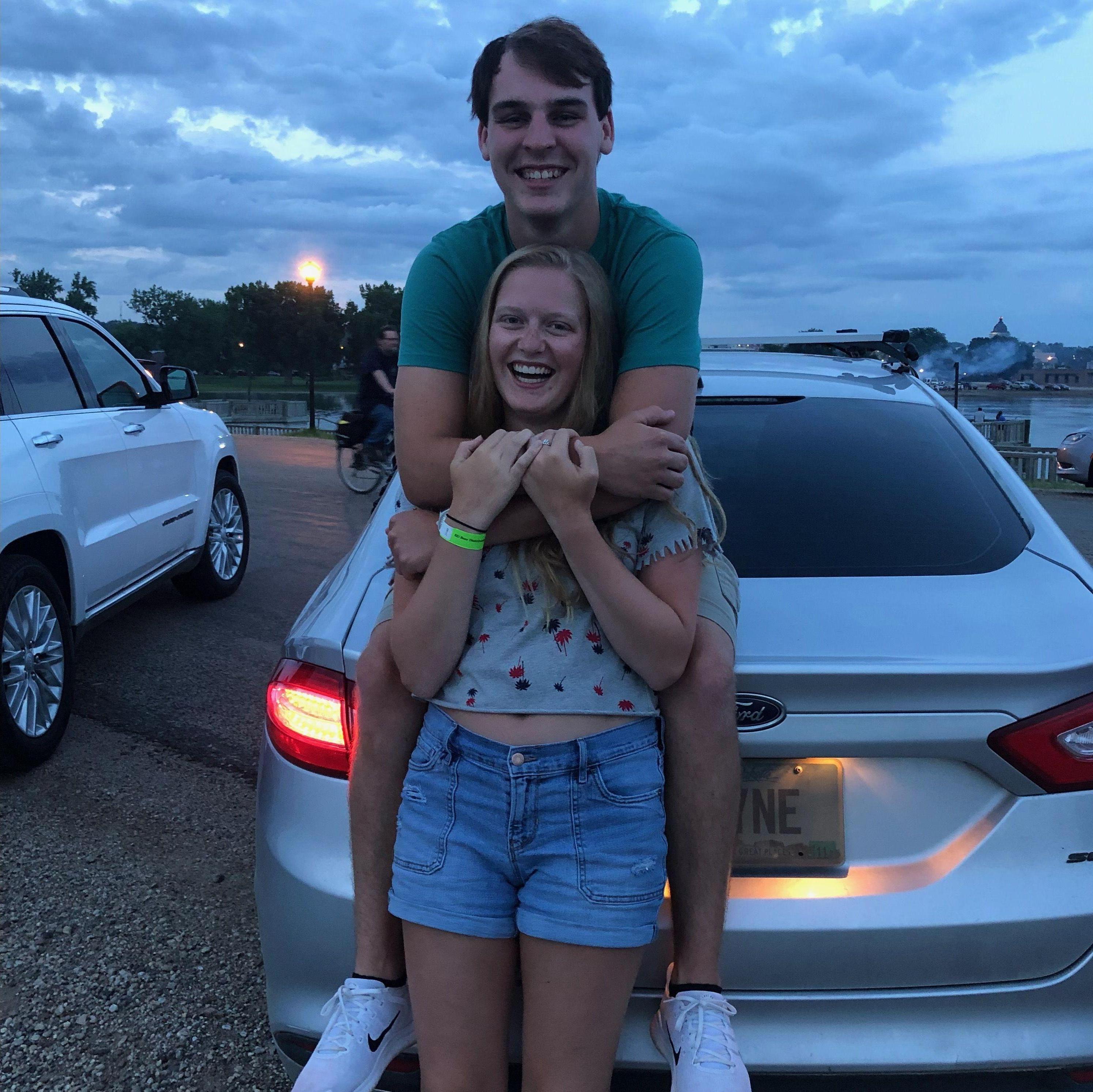 Enjoying our 1st 4th of July togther in Pierre, SD, Summer 2019.