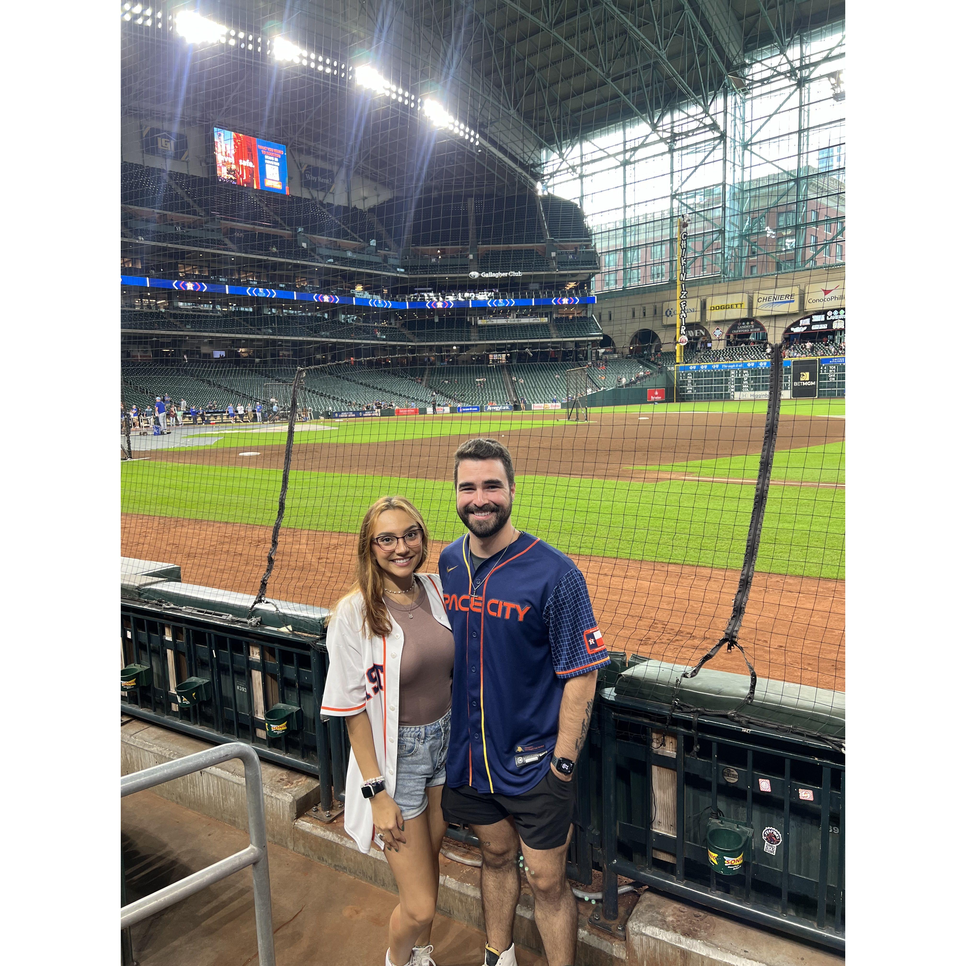 Our first date as a couple! Go For Launch <3