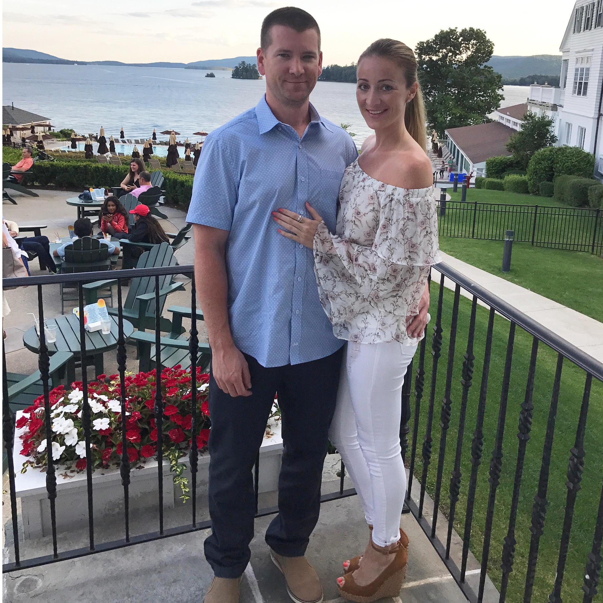 Celebrating our 2 year anniversary at the beautiful Sagamore Resort in Lake George. A place Erica holds dear to her heart.