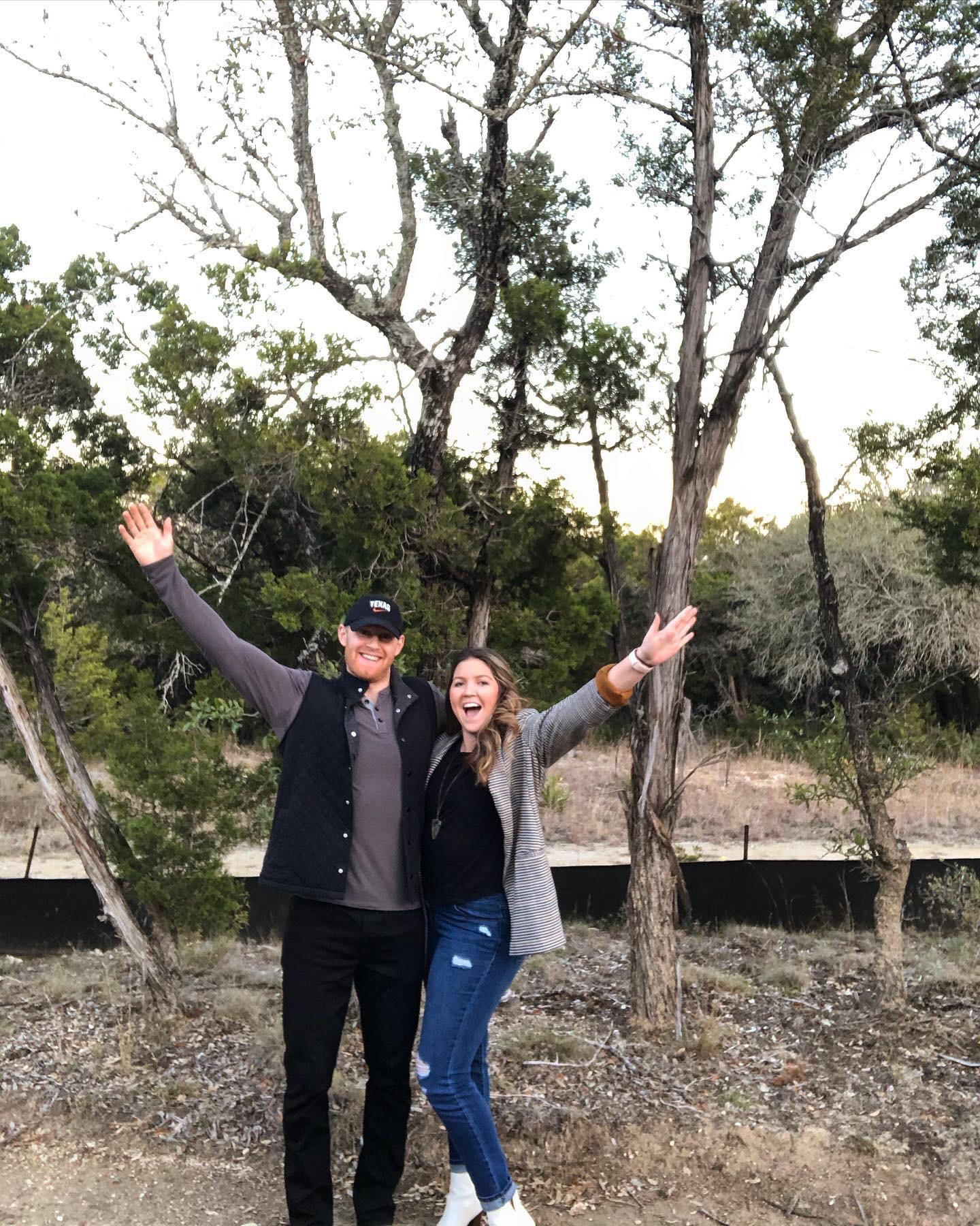 The day we bought our land for the new house, where Austin later proposed!