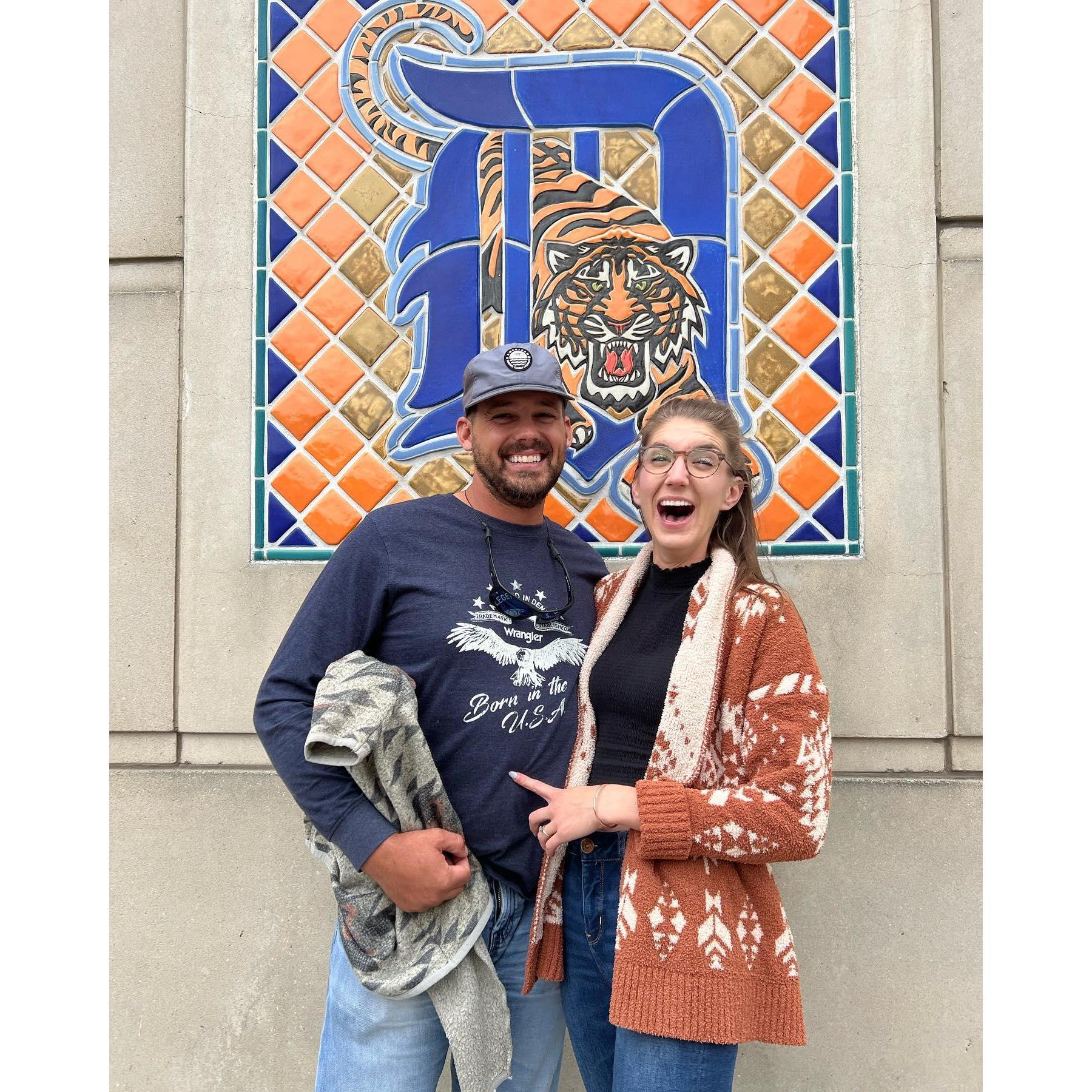 Christina's first Detroit adventure for Mike's birthday in July 2022