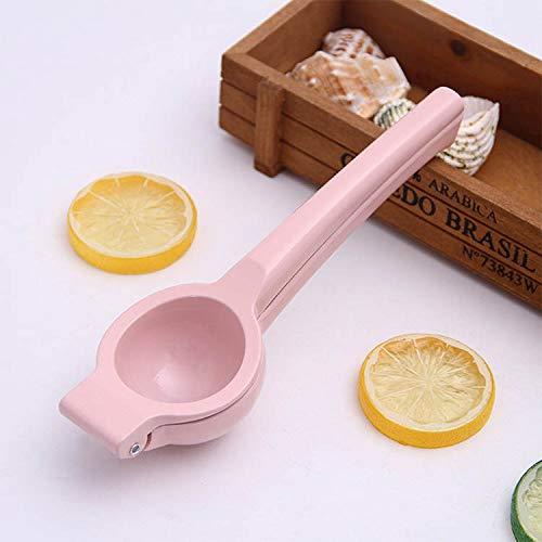 Premium Quality Metal Manual Citrus Lemon Lime Squeezer Juicer, Fruit Juicer, Metal, Kitchen Tool (Pink)