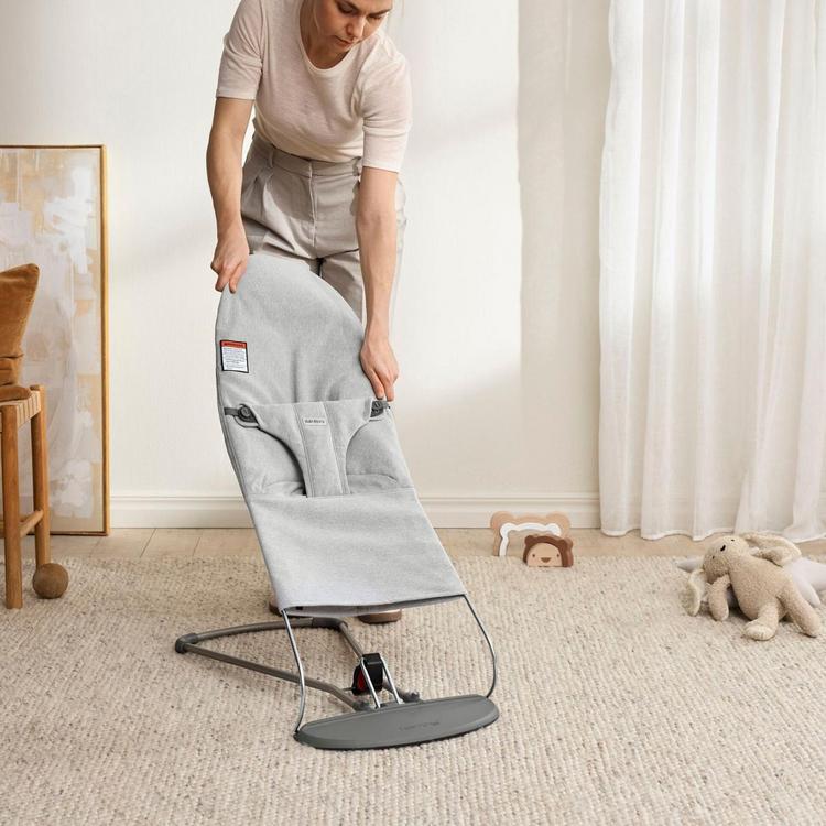 BabyBjörn, Woven Melange Baby Bouncer Bliss | Zola Baby