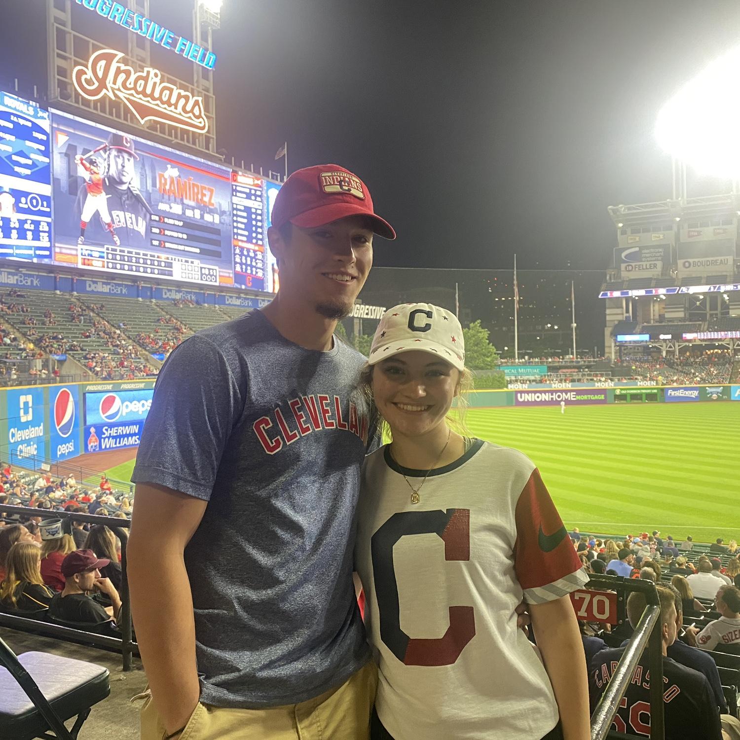 First Cleveland Indians Game Together