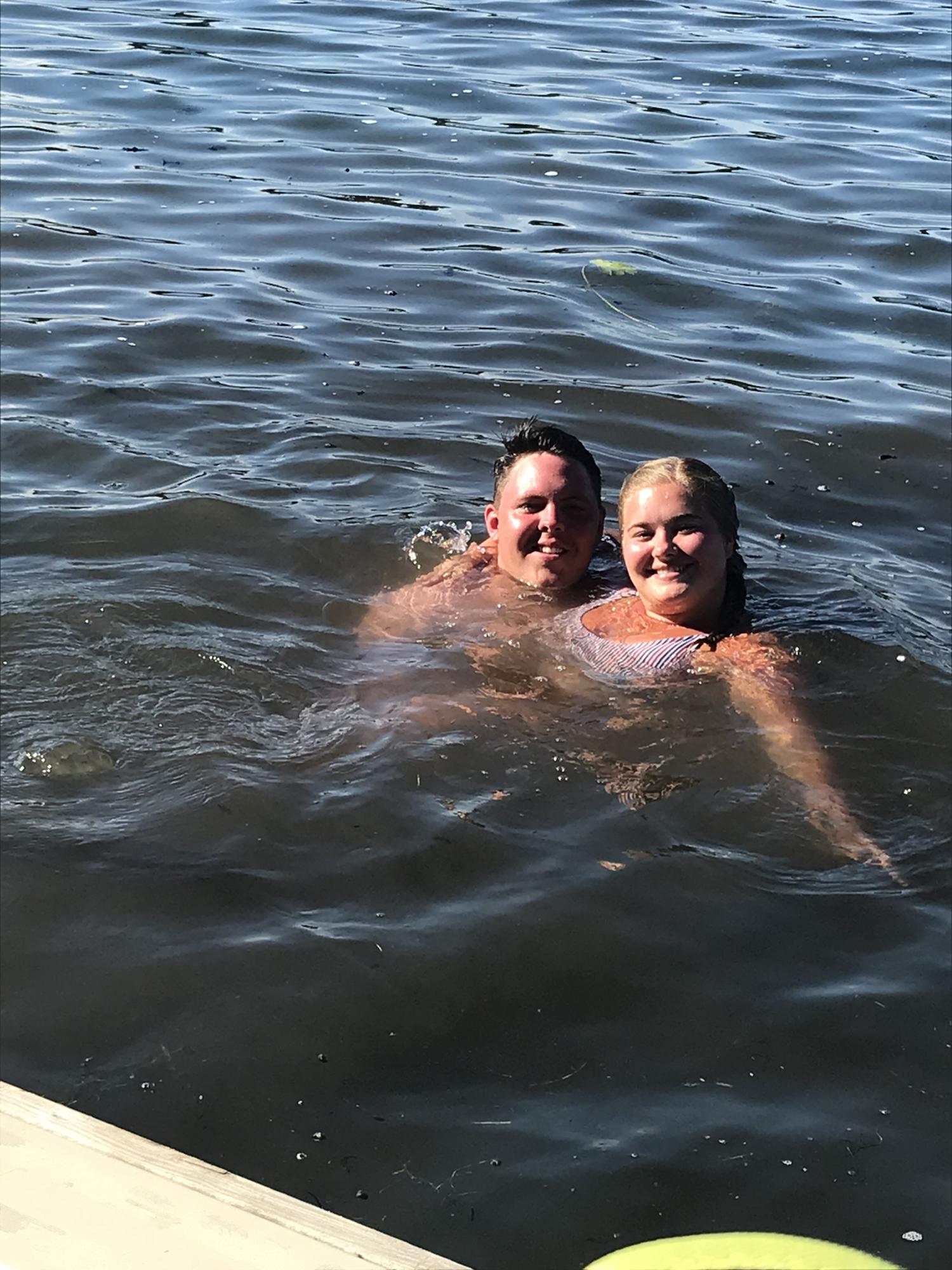 This was right before Logan realized he had messed up...and would regret it for weeks! (GIANT SUNBURN)