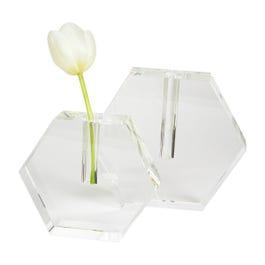 Tizo Flat Hexagon Bud Vase