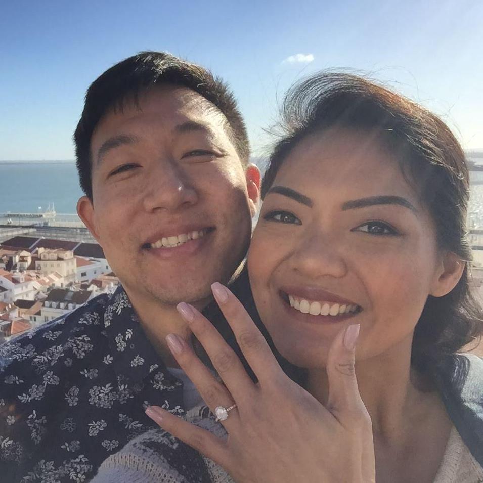 The moments after Renee said "yes!"