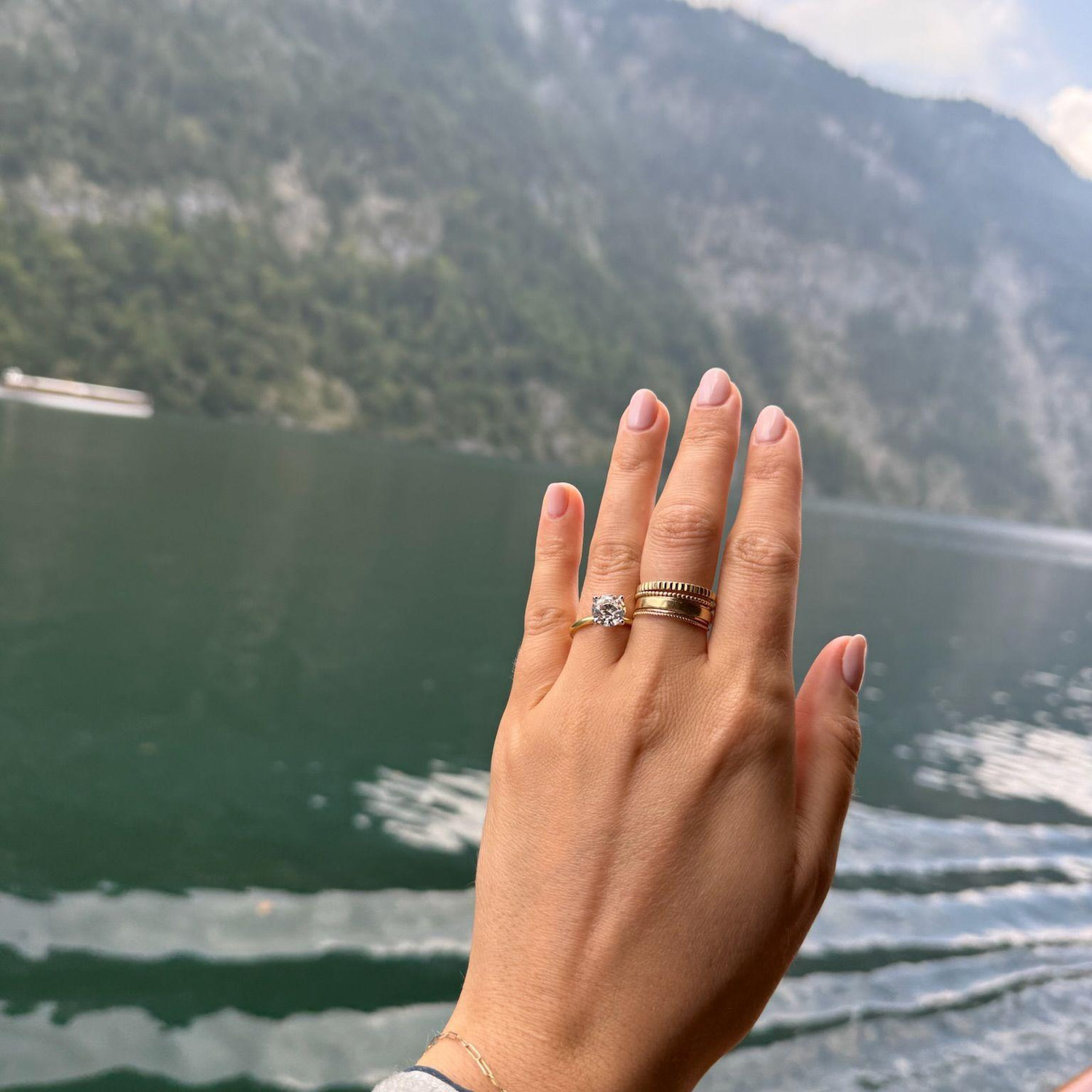 Right after Jack proposed at Konigsee